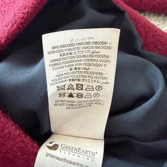 Boden Marylebone Textured Blazer Womens 4 Burgundy Red Classy Professional - Picture 5 of 10